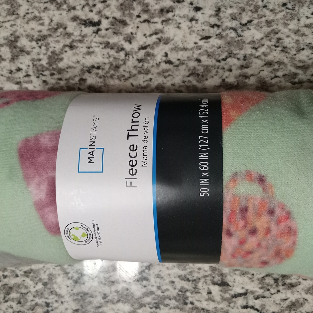 Mainstays Multicolor Fleece Throw